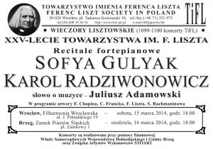 <b>Afisz koncertów we Wrocławiu i w Brzegu</b>